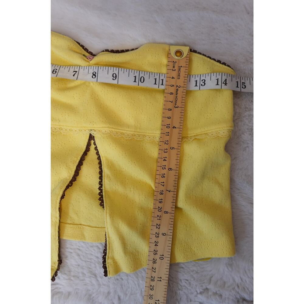 Kimchi Blue Rosie Yellow Strapless Top Y2K Style Size L - Picture 6 of 7